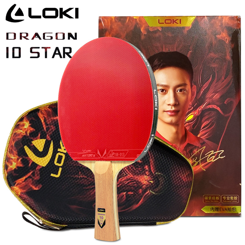 Table Tennis Zhang Jike - LOKI DRAGON 10 STER Tafeltennisracket Professioneel